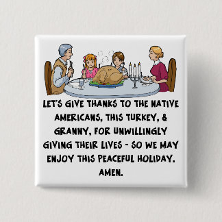 Thanks?Giving Pinback Button
