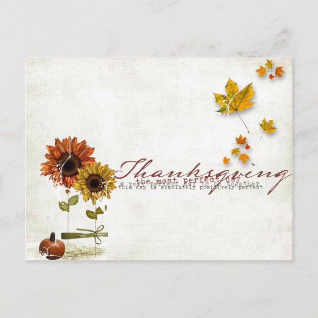 thanks giving post card (Front)