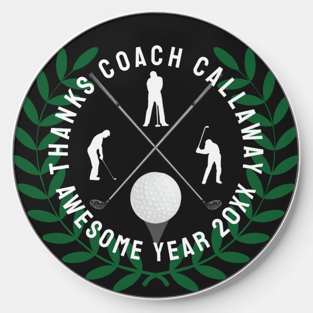 Thanks Golf Coach with His Name and Year Wireless  (Front)