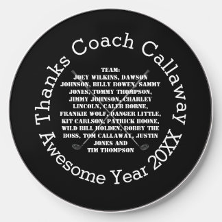 Thanks Golf Coach with Team Names Wireless Cha Wireless Charger