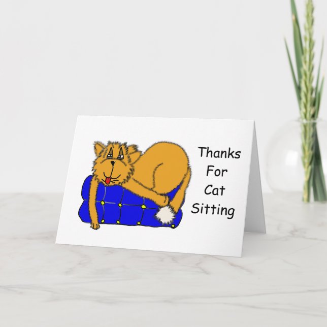 Thanks Letterpress Thank You Card (Front)
