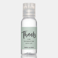 Thanks modern sage green hand sanitizer