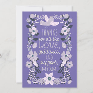 Thanks, Mom Scandinavian Folk Art Appreciation Holiday Card