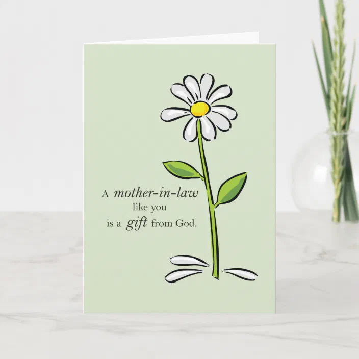 Daisy Flowers Mother's Day Customised Card 