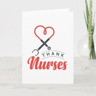 Thanks Nurses Card
