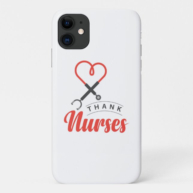 Thanks Nurses Case-Mate iPhone Case (Back)