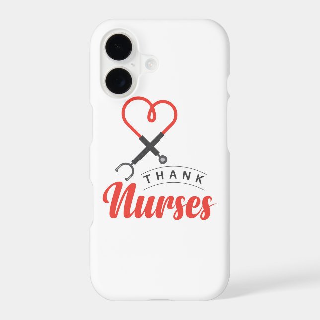 Thanks Nurses Iphone Case (Back)