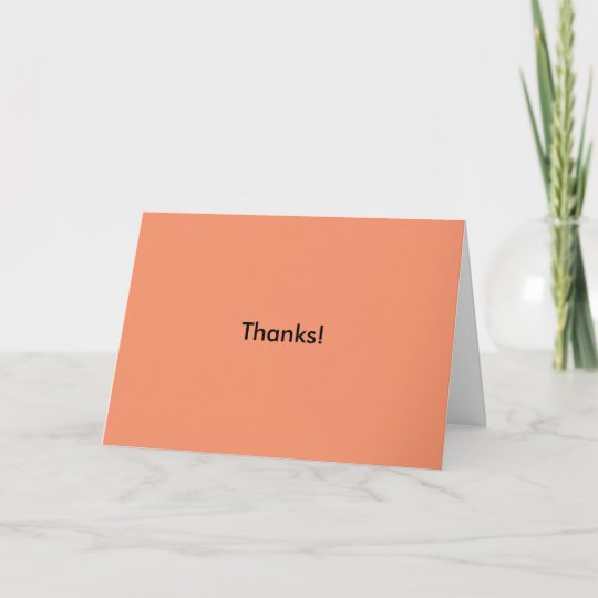 Thanks! Passive Aggressive Greeting Card | Zazzle.com