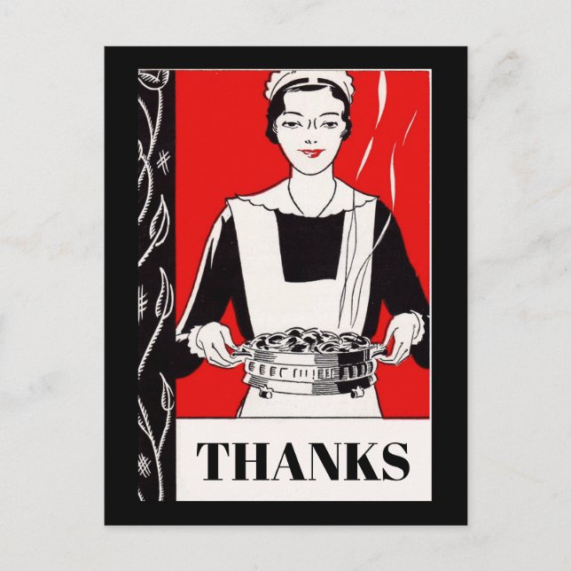 THANKS, POSTCARD (Front)