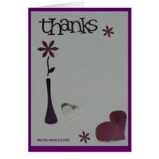 Thanks - Scrapbook Card