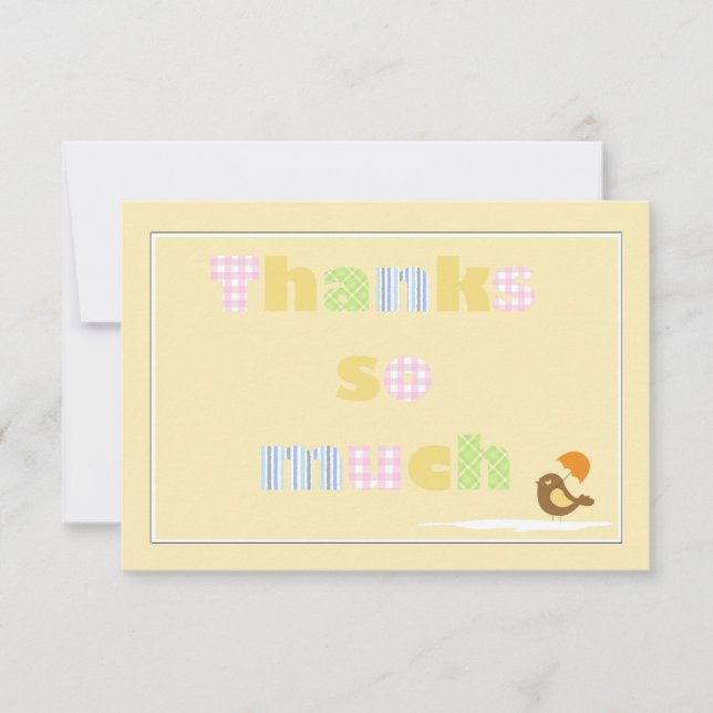 Thanks so much Notecard (Front)