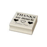 [ Thumbnail: "Thanks So Much" W/ Company Name Rubber Stamp ]