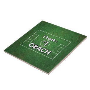 Thanks Soccer Coach Grass Field Tile