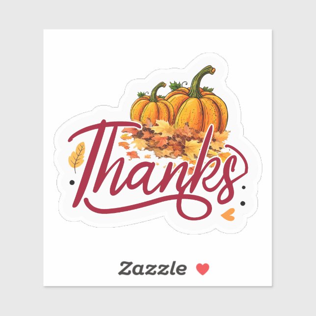Thanks Sticker (Sheet)