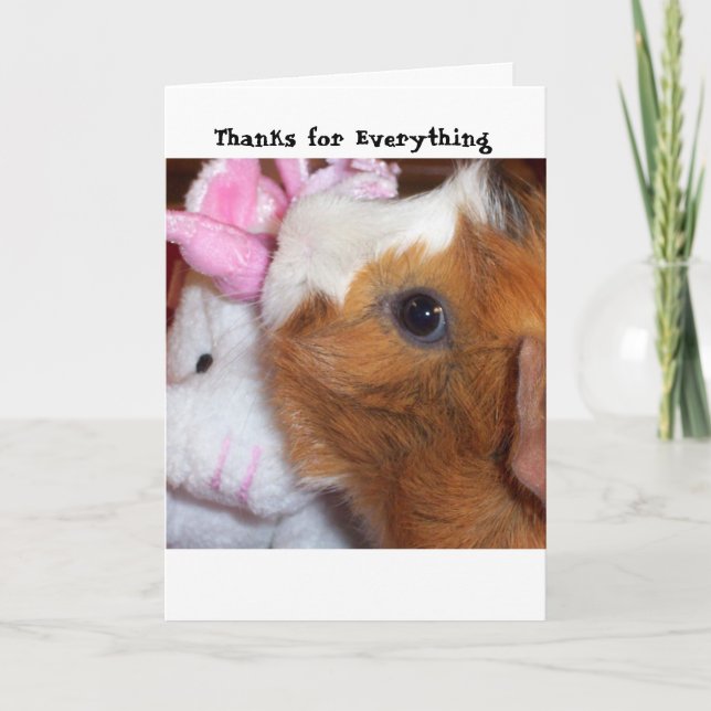 Thanks Thank You Card (Front)