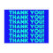 Thanks to Him  Cool Boys & Men Cyan Blue Thank You