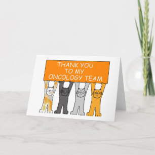 Thanks to Oncology Team Leukemia Support Card