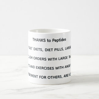THANKS to Peptides Coffee Mug