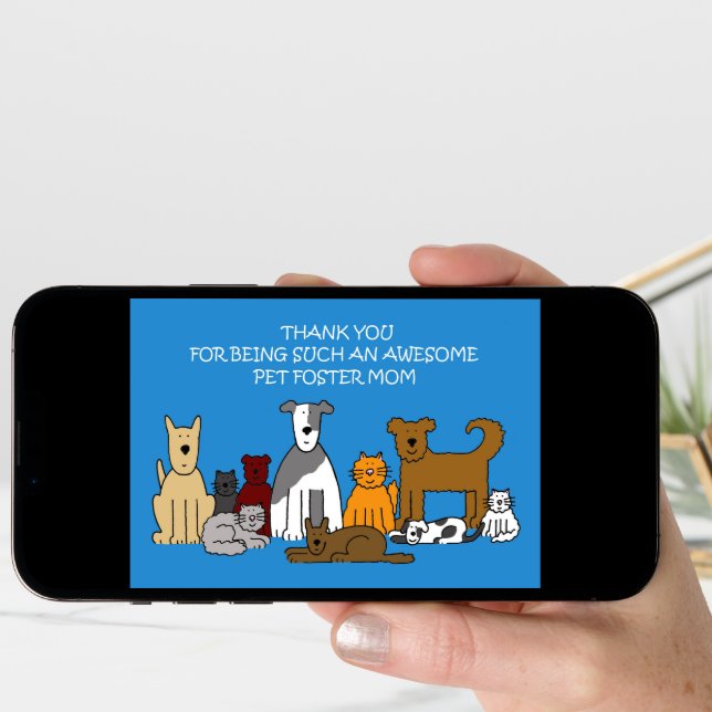 Thanks to Pet Foster Mom Card (Front Digital)
