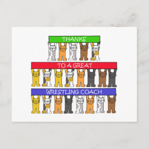 Thanks to Wrestling Coach Postcard