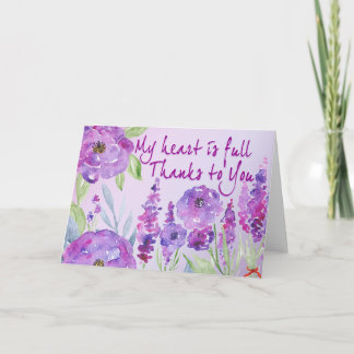 Thanks to You Thank You Card