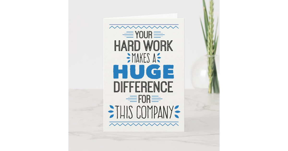 Luxury 60 Thank You Card For Your Hard Work
