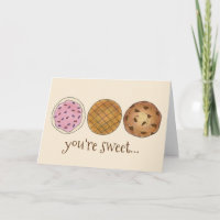 Thanks You're Sweet Bake Sale Cookies