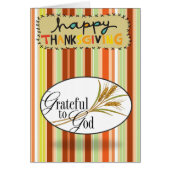 Thanksging Greeting Card (Front)