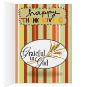 Thanksging Greeting Card (Inside (Right))