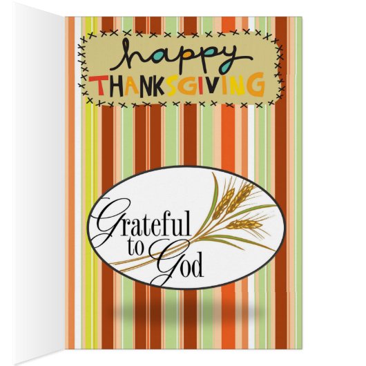 Thanksging Greeting Card (Inside (Right))
