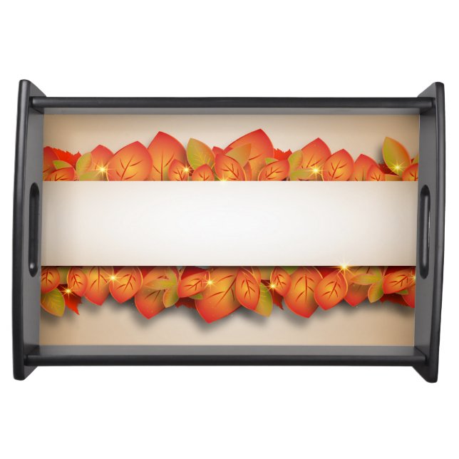 Thanksgiving 2018 customizable family heirloom tra serving tray (Front)