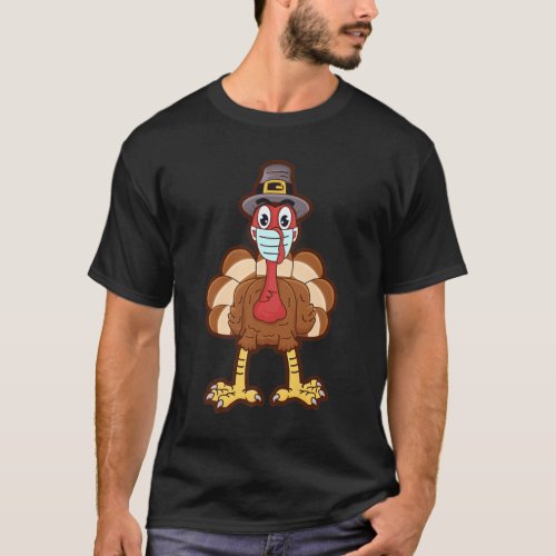 Thanksgiving 2020 Turkey Wearing Mask Quarantine G T_Shirt