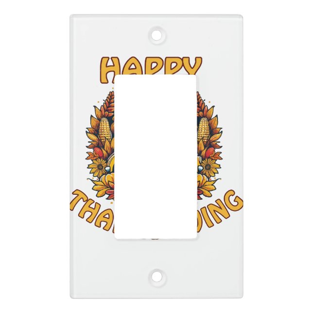 Thanksgiving 2023  light switch cover (Front)