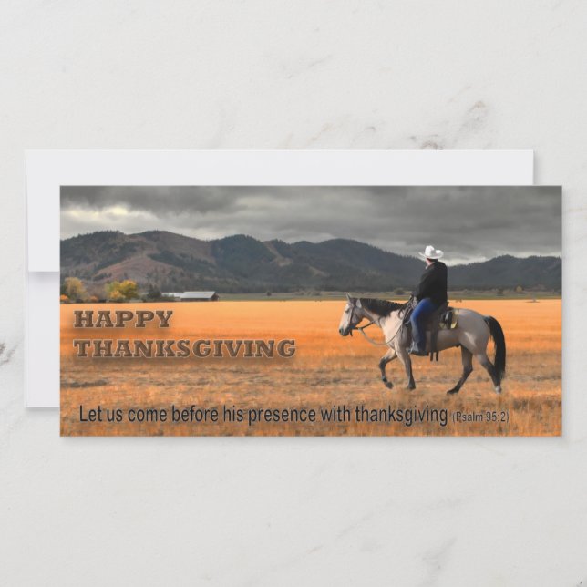 THANKSGIVING 2 HOLIDAY CARD (Front)
