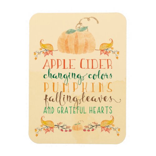 Thanksgiving 3x4 Photo Magnet