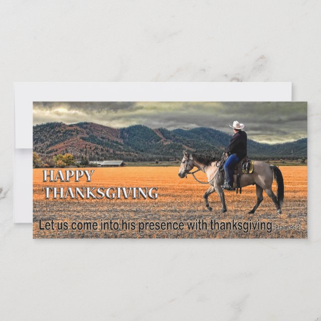 THANKSGIVING 6 HOLIDAY CARD (Front)