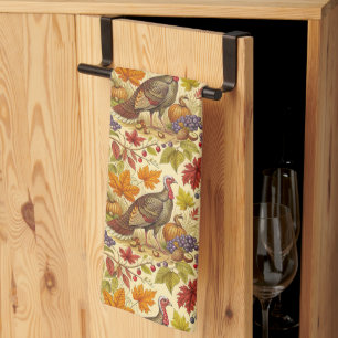 Thanksgiving Abundance Kitchen Towel