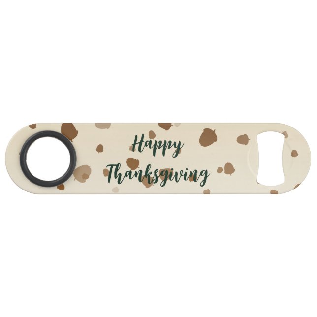 Thanksgiving Acorns Bar Key (Front (Horizontal))