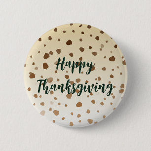 Thanksgiving Acorns Button