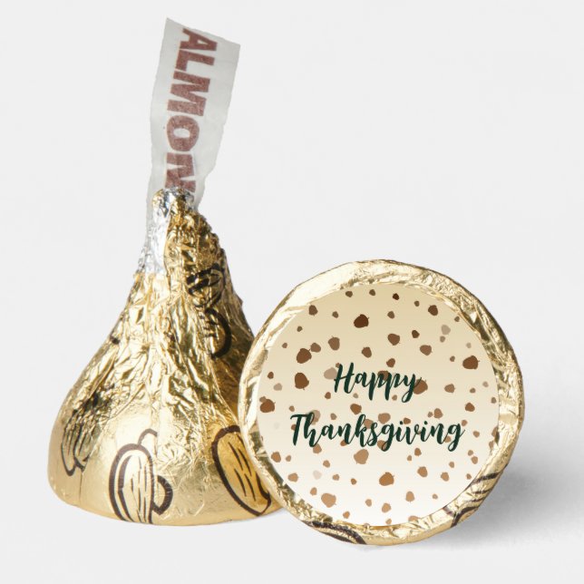 Thanksgiving Acorns Hershey®'s Kisses® (Front)