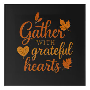 Thanksgiving Acrylic Print Wall Decor