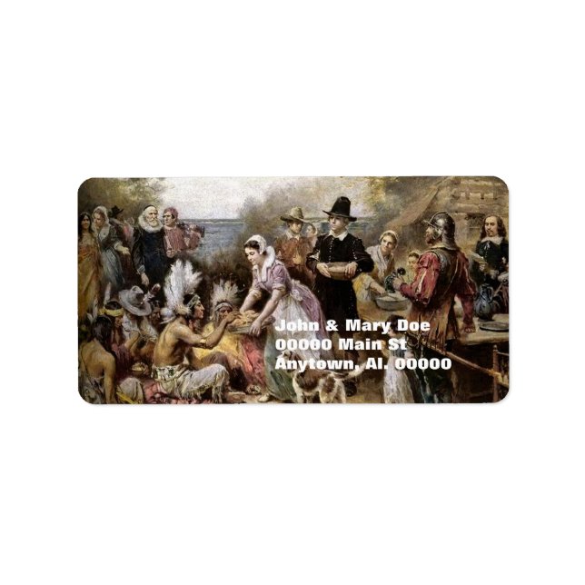 Thanksgiving Address Label (Front)