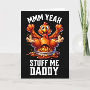 Thanksgiving Adult Humor Tacky Dirty Turkey Funny  Card