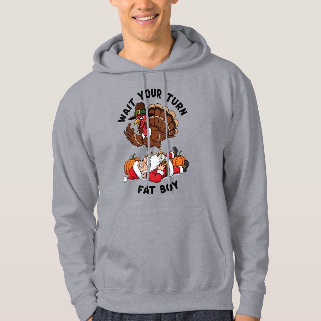 Thanksgiving Adult Pullover Hoodie (Front)