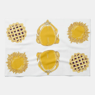 Thanksgiving American MoJo Kitchen Towel