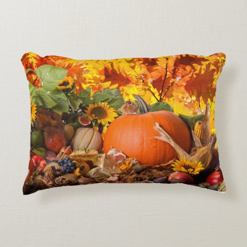 THANKSGIVING AND BOUNTIFUL HARVEST PILLOW