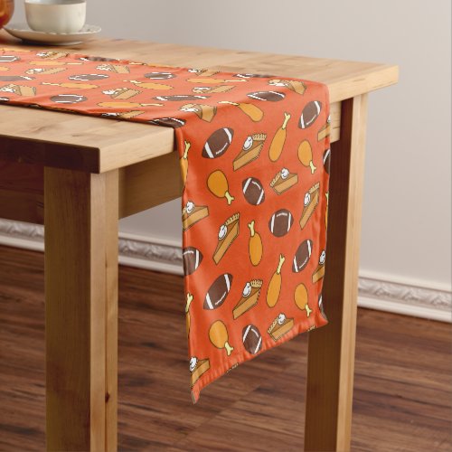 Thanksgiving and Football Medium Table Runner