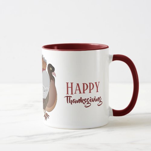 Thanksgiving and Nice Turkey Mug