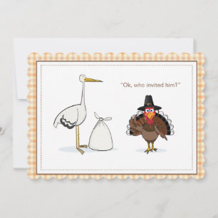 Thanksgiving Announcement Card