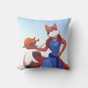 Thanksgiving Anton's Mom Throw Pillow